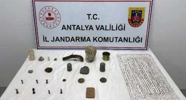 Tarih hırsızı suç üstü yakalandı 