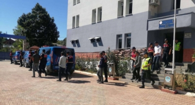 Direk hırsızları yakalandı