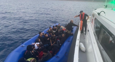 Düzensiz göçmenler kurtarıldı