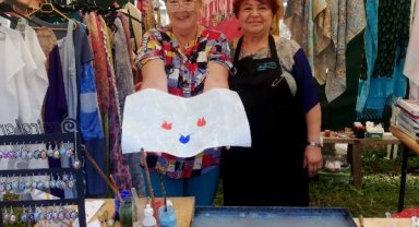 Ebru ve keçe sanatı Bulgaristan'da tanıtıldı