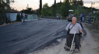 Engelli bireyin talebi ile köprü genişletildi