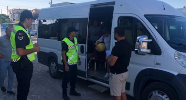 Jandarmadan okul servisi denetimi