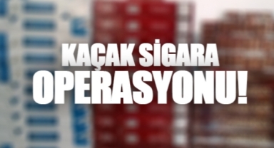 Kaçak sigara operasyonuna 2 gözaltı