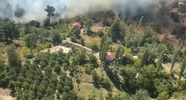 Kaş'ta orman yangını