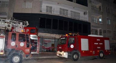 Merdiven boşluğundaki duman korkuttu