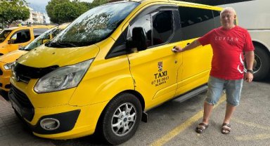 Meslektaşlarından taksiciye tehdit