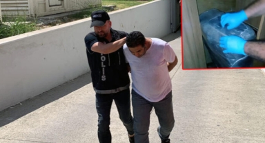 Mobilyaların içinden 58 kilo esrar çıktı