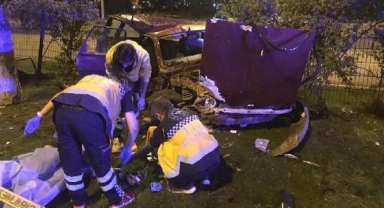 Otomobil refüje çıktı