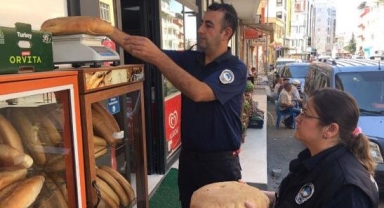 Patatesli köy ekmeği denetlendi