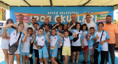 Yaz spor okullarına lunaparklı kapanış