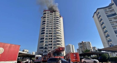 18 katlı binada çıkan yangın kontrol altına alındı