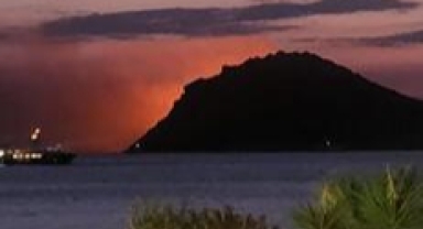 60 dönüm otluk ve makilik yandı