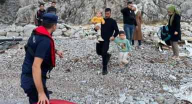 8 düzensiz göçmen yakalandı