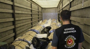 887 kilo kaçak 'damiana çayı' ele geçirildi