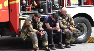 Ankara'daki yangında bir itfaiye eri şehit oldu