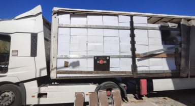 Bir tırda kaçak 6 milyon makaron ele geçirildi