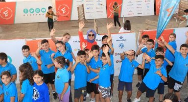Çocuklar sporla buluştu