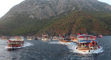 Denizde Cumhuriyetin 100. yılı kutlandı