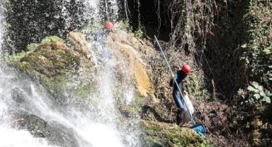 Düden göletinde çevre temizliği