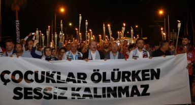 Filistin'e destek İsrail'e lanet