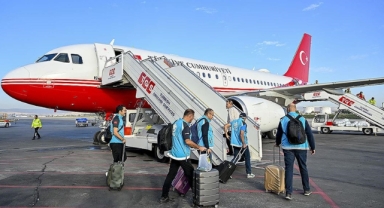 Gazze'ye gönderilen yardım uçağı yola çıktı