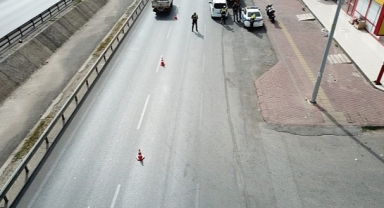 Helikopter ve dron destekli trafik denetimi yapıldı