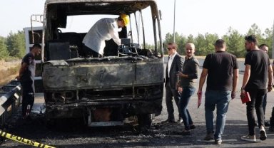 Karavanında çıkan yangında hayatını kaybetti