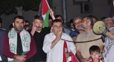 Manavgat, Gazze için sokaklarda