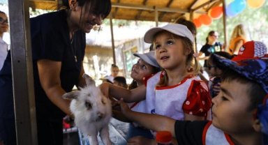 Miniklerden öğretici ziyaret