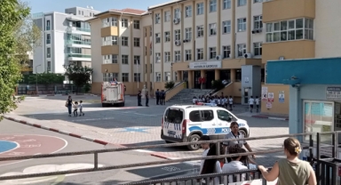Okulda çıkan yangın söndürüldü