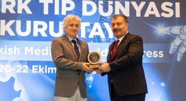  Özkan'a 'TÜSEB Aziz Sancar Bilim Ödülü'