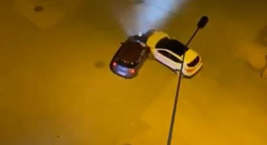 Polisten kaçarken başka araca çarptı