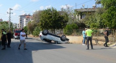 Serik'te kaza: 2 yaralı