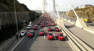 TOGG sahiplerinden 100. yıl konvoyu