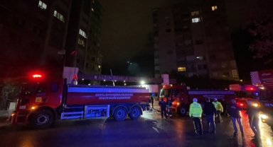 12 katlı binada yangın