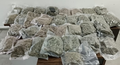 17 kilogram esrar ele geçirildi