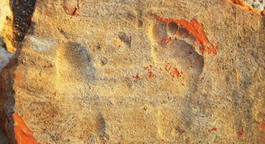  1900 yıllık çocuk ayak izleri