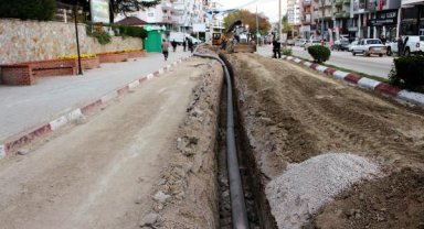 50 yıllık içme suyu hattını yenileniyor