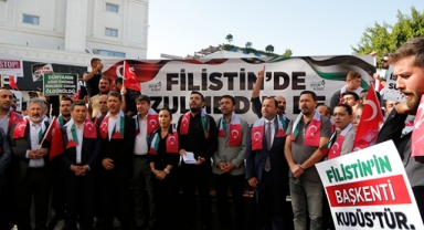 Ak Gençlik’ten Filistin yürüyüşü 