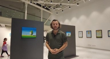 Çoban ressam'ın sergisi