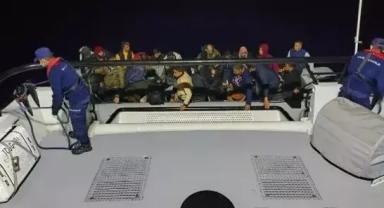 Datça Açıklarında Kurtarılan 31 Kaçak Göçmen