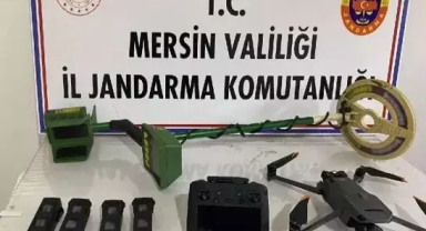 Dronlu define avcıları yakalandı