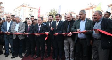 Elmalı'ya doğalgaz geldi