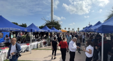 Emniyet teşkilatı üniversite öğrencileri için kermes yaptı