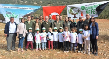 Fidanlar toprağa kavuştu