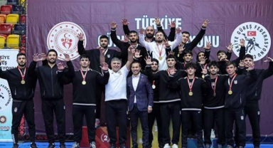 Grekoromen Güreş 1. Lig'de şampiyon Beşiktaş