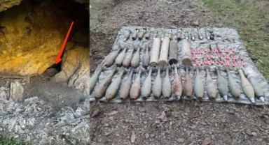 Irak'ın kuzeyinde ele geçirilen mühimmatlar imha edildi