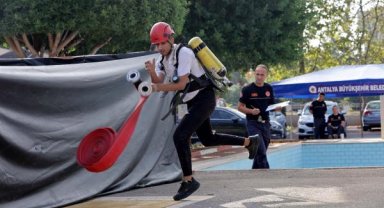 İtfaiye eri olmak için yarıştılar