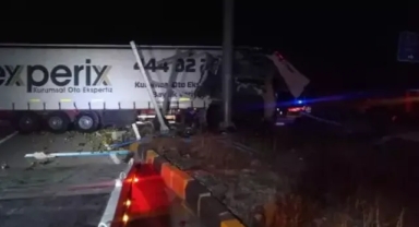 Kamyon ve tır çarpıştı: 1 ölü