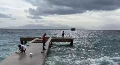 Kuvvetli rüzgar bile durduramadı